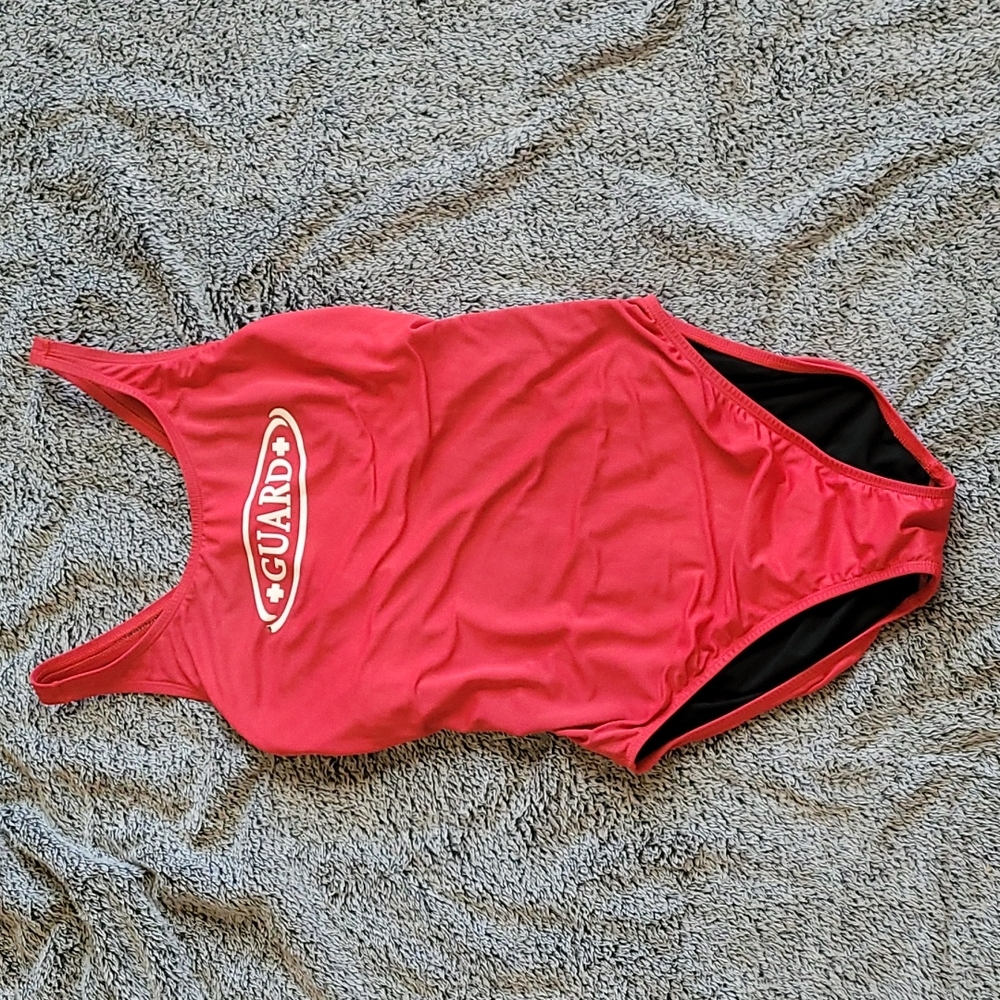 🎉3 for $25🎉 Lifeguard "Guard" One-Piece Swimsuit Sz. M (No Size Tag)